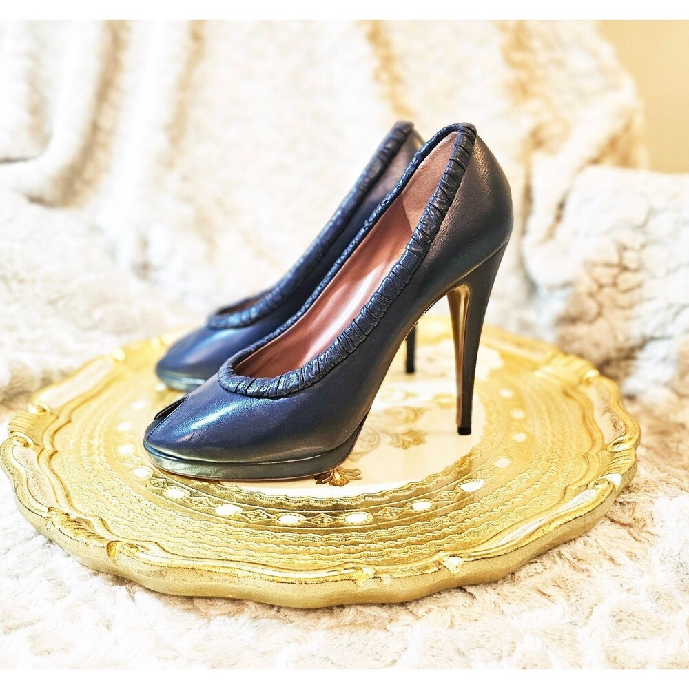 VIKTOR & ROLF blue, open-toe shoes, size IT 40, fits US 9.5, NIB